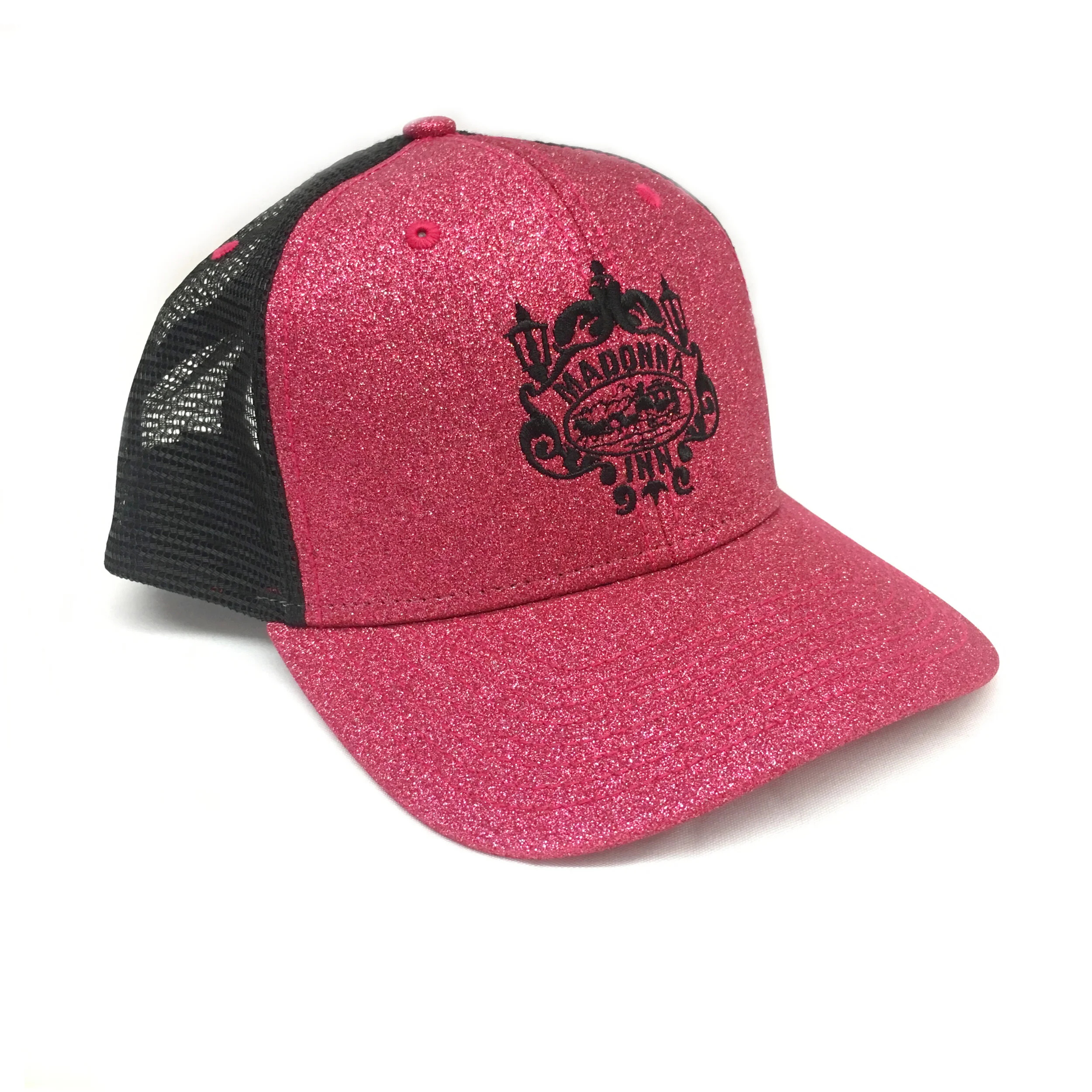 Stagecoach Logo Pink Sparkle Cap — MADONNA INN ONLINE STORE